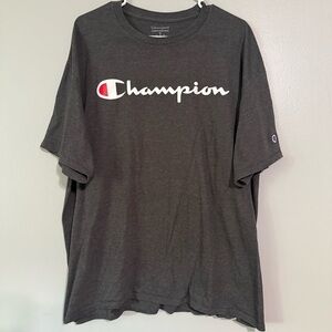 Champion Men's Size XL Gray Short Sleeves T-Shirt 662B5